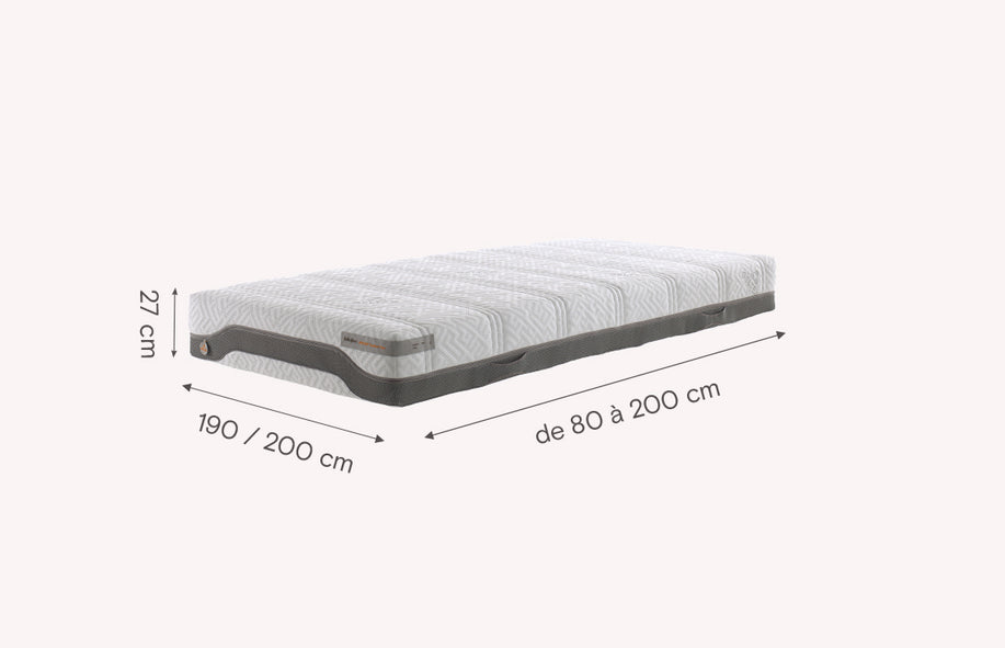 Matelas GELTEX COMFORT PLUS Confort Ferme-1