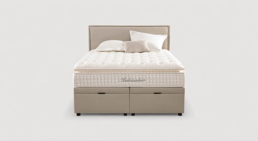 Lit coffre OUESSANT Luca Beige